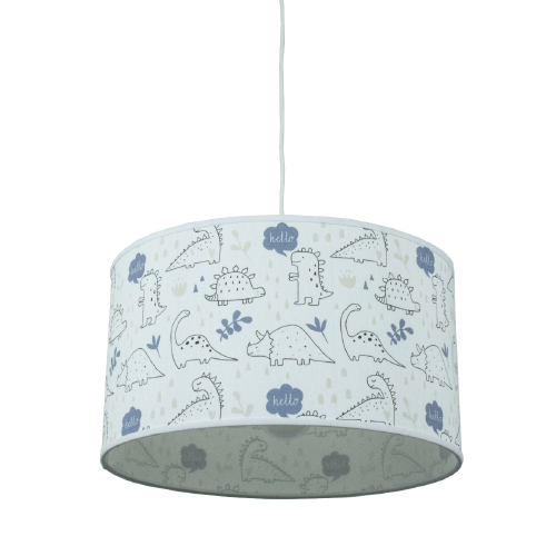 Colgante infantil 35x20 cm sin tapa con tela nórdica dinosaurio